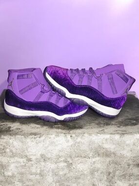 Jordan Velvet Purple High-Top Sneakers
